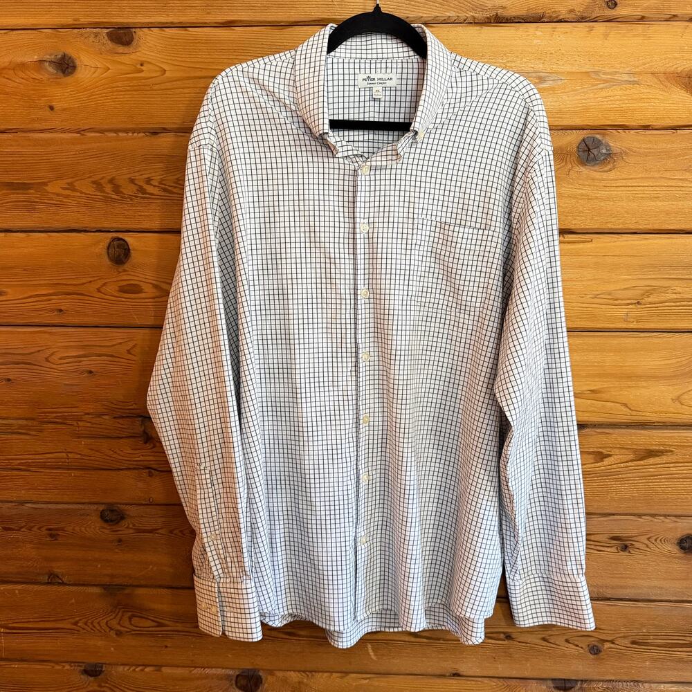 Peter Millar Button Down Summer Comfort Mens XL